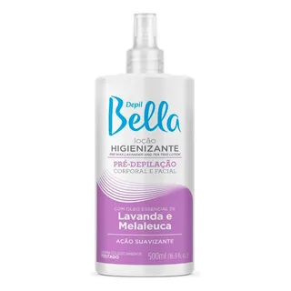Loção Pré Depilatório Lavanda E Melaleuca 500ml Depil Bella Loção Pré Depilatório Lavanda E Melaleuca 500ml Depil Bella