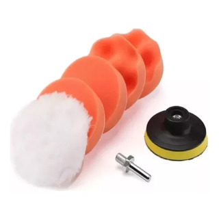 Kit Boinas Cera Polimento Adaptador Para Furadeira C 6 Peças Kit Boinas Cera Polimento Adaptador Para Furadeira C 6 Peças