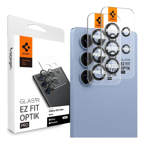 Protector Cámara Templado  Ez Fi Spigen Para S25 Ultra