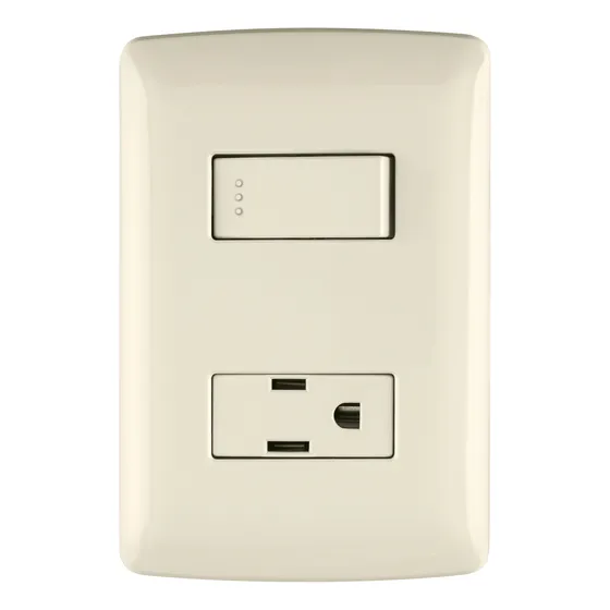 Placa Armada Contacto E Interruptor Marfil Italiana 12 Pzs