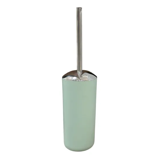 Cepillo De Baño Para Inodoro Verde Agua Y Cromo