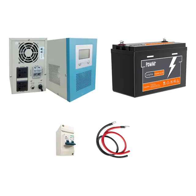 Respaldo Eléctrico 1000w + Batería Litio De 100ah, 1280wh