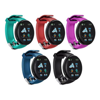 Azul - Pulseira Inteligente D18s Com Tela Colorida Sport Fit Azul - Pulseira Inteligente D18s Com Tela Colorida Sport Fit