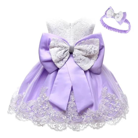 Vestidos De Princesa, Fiesta, Comunión, Boda Para Bebés