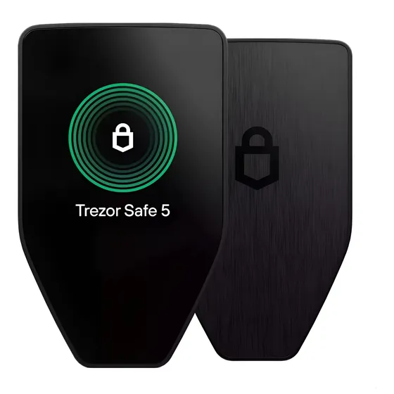 Trezor Safe 5 Crypto Hardware Wallet - Carteira Para Crypto Preto