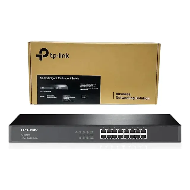 Switch Tp-link Tl-sg1016 16ptos Rj45 10/100/1000mbps Rack