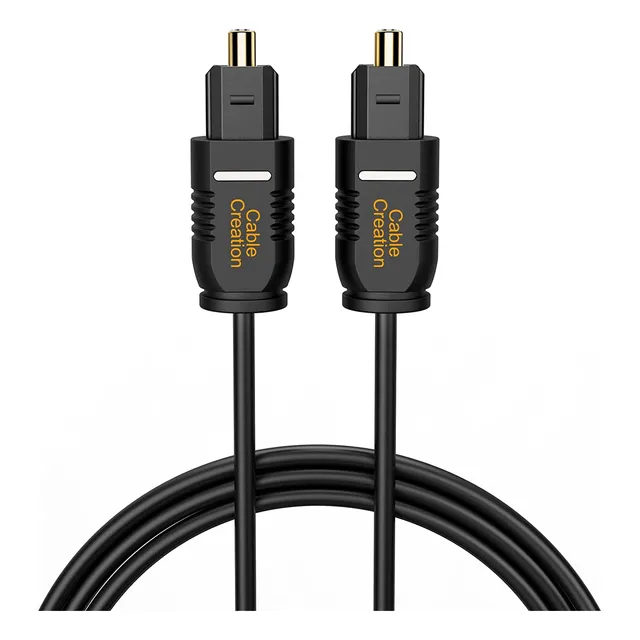 Cablecreation Cable De Audio Digital Optico De 15 Pies, F...