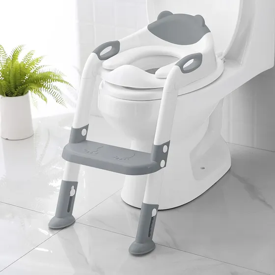 Asiento Para Baño Con Escalera Niños Y Niñas