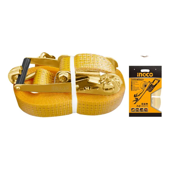 Cinta Catraca Sujecion Ingco 1.5 Ton 25mm 6m Hrsp262
