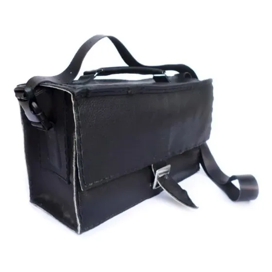 Bolso Tipo Maletín De Cuero - Nuevo - 