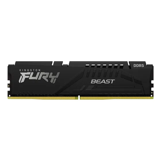 Memória RAM Kingston Fury Beast 1 x 16GB DDR5 5200mhz Preto KF552C40BB-16