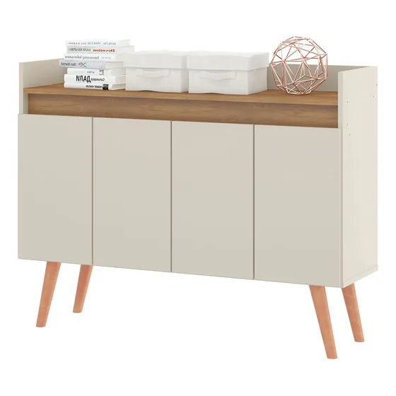 Aparador Armario Mueble Multiuso 4 Puertas Living Comedor