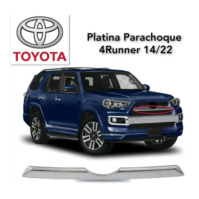 Platina Central De Parachoque Cromada 4runner 2014 Al 2024