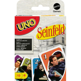 Juego De Cartas Mattel Games Uno Seinfeld Con Regla Especial Juego De Cartas Mattel Games Uno Seinfeld Con Regla Especial