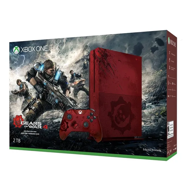 Microsoft Xbox One S 2tb Gears Of War 4 Limited
