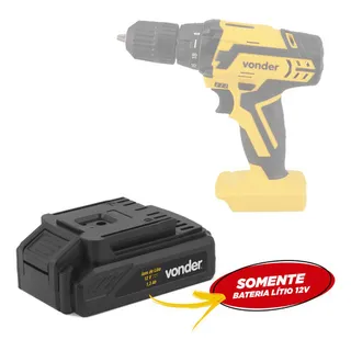 Bateria Parafusadeira Vonder Pfv012 Pfv012i LĂtio Vonder Cor Amarelo Bateria Parafusadeira Vonder Pfv012 Pfv012i LĂtio Vonder Cor Amarelo