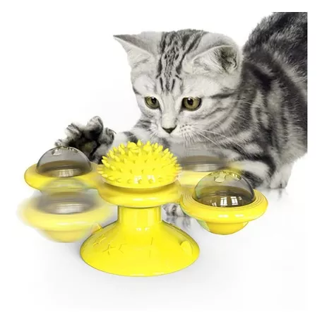Molino De Viento Juguete Interactivo Para Gato