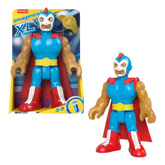 Imaginext Mundo Aventura Figura De Acción Xl Luchador 25 Cm