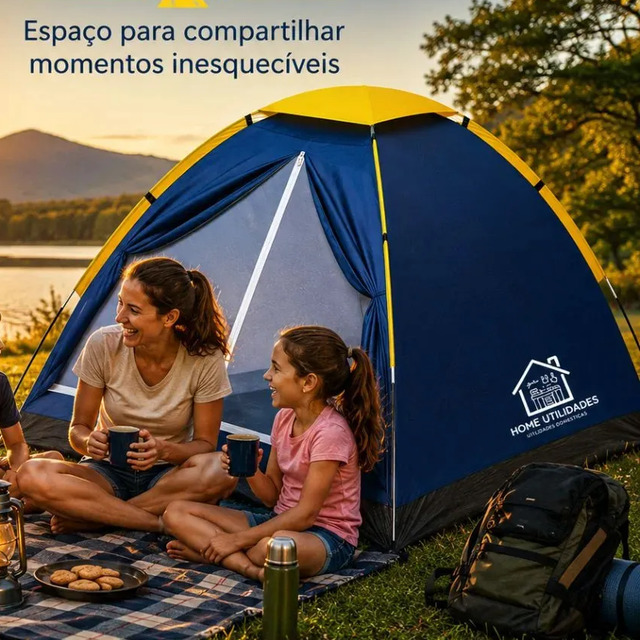 Barraca Camping Iglu Para 4 Pessoas
