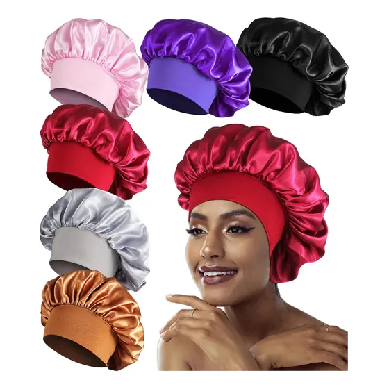 Gorro Satín Protector Cabello Pelo Dormir Frizz Transpirable