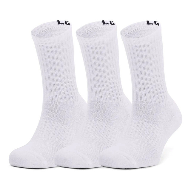 Meia Under Armour Core Cotton Cano Alto Kit Com 3