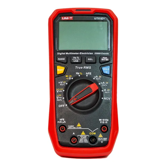 Multimetro Unit Ut61e+ - True Rms -22000 Cuentas- Cat Iv