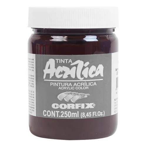 Tinta Acrílica Corfix Marrom Van Dick 64 G1 250ml