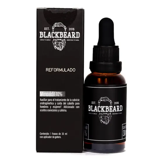 Minoxidil Al 10% Blackbeard para Cabello y Barba