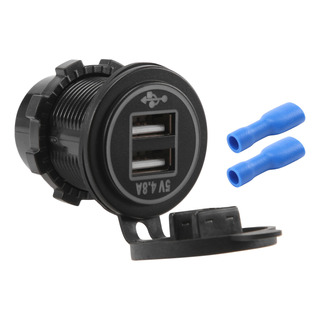 Adaptador De Cargador Usb Dual De 5 V, 4,8 A, Alimentación P Adaptador De Cargador Usb Dual De 5 V, 4,8 A, Alimentación P