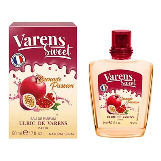 Perfume Sweet Grenade Passion de Varens, 50 ml, volumen unitario Adipec Seal, 50 onzas líquidas