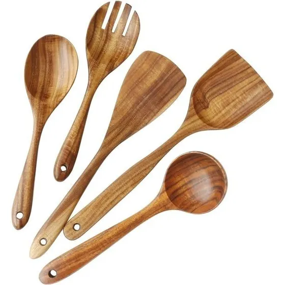 Utensilios Juego De Paletas De Madera Para Cocina 