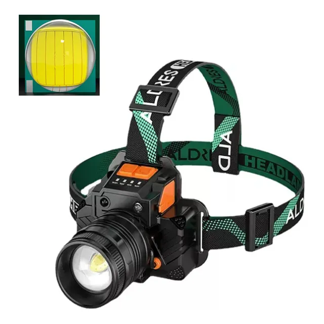 Lanterna De Cabeça Profissional Led Potente Recarregável