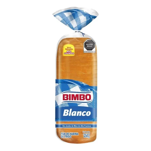 3 Pza Pan Bimbo Blanco 620 G