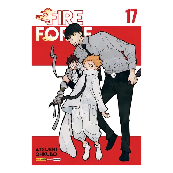 Fire Force Vol. 17, de Ohkubo, Atsushi. Editorial Panini Brasil LTDA, capa mole em português, 2021