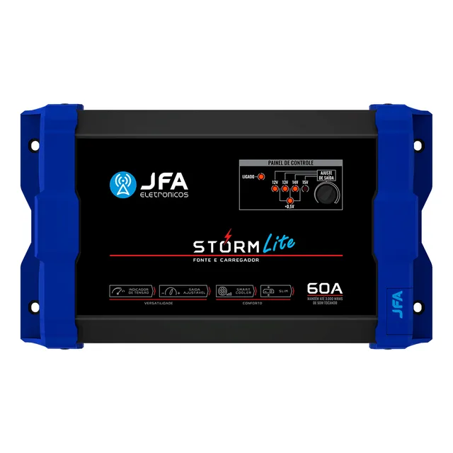 Melhor Fonte 60a Caixa Bob Jfa Storm Lite 110/220v