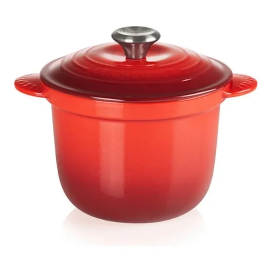 Panela De Arroz Every Ferro Fundido C/ Tampa 18cm Le Creuset Cor Vermelho