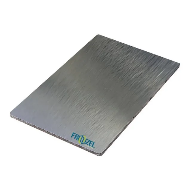 Placa Chapa Acm - Aço Escovado - Sob Medida - Ler Anúncio
