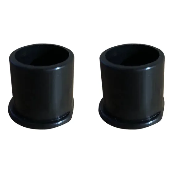 2 Bucha Nylon Eixo Redutor Motor Basculante Deslizante Rcg Cor Preto