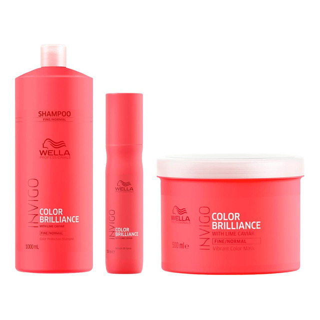 Kit Wella Pro Inv Brilliance Sh 1l + Masc 500 + Lv 150 Kit Wella Pro Inv Brilliance Sh 1l + Masc 500 + Lv 150