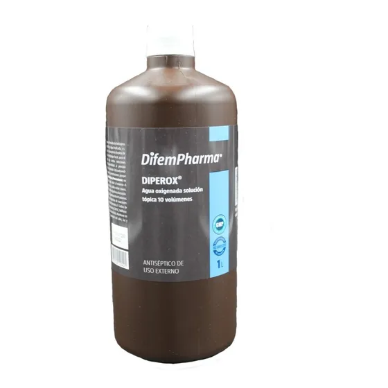 Agua Oxigenada Diperox 10vol 1 Litro.