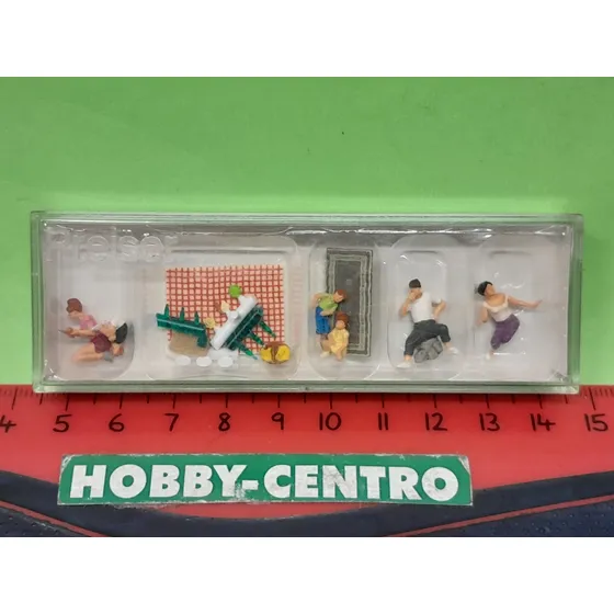  H0 1:87 Preiser 10617 Set Picnic Con Figuras. Espectacular