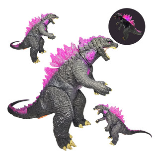 Godzilla Color Negro Articulado Con Sonido 45 Cm Lago Godzilla Color Negro Articulado Con Sonido 45 Cm Lago