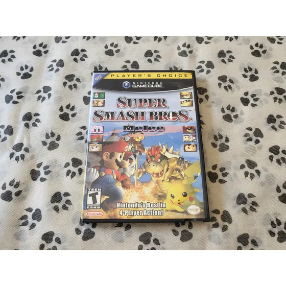 Super Smash Bros Melee Players Choice Original Cib Gamecube
