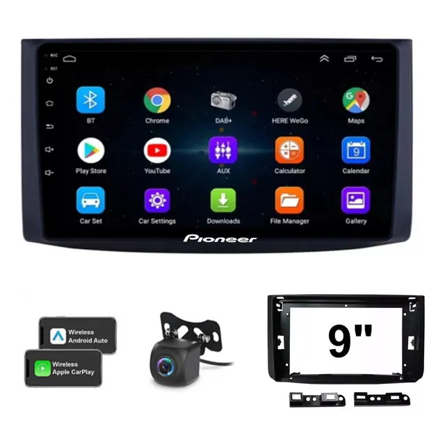 Adaptador + Pantalla Android 9''  Para Aveo Lt 2011+  Ccs 
