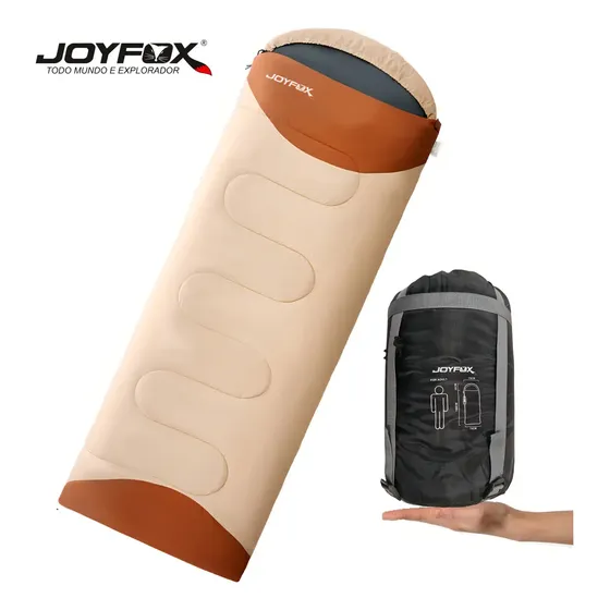 Saco de Dormir Joyfox J-938 Solteiro Ultralight para Camping com 5°C