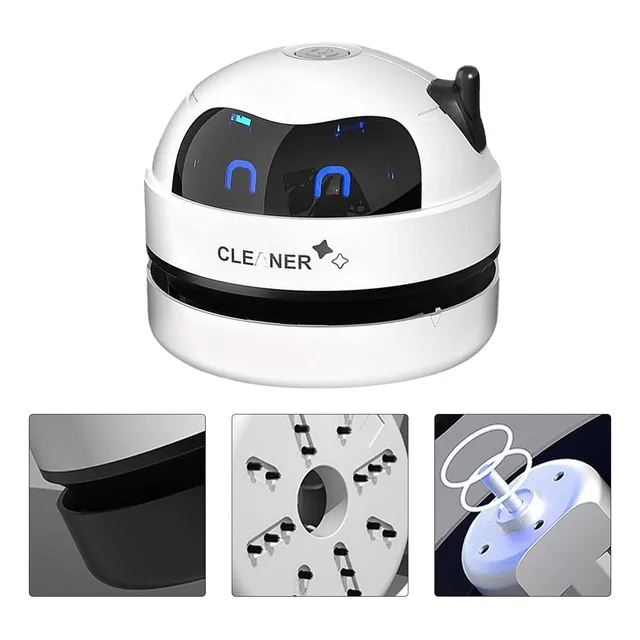 Mini Aspiradora De Escritorio Recargable Usb