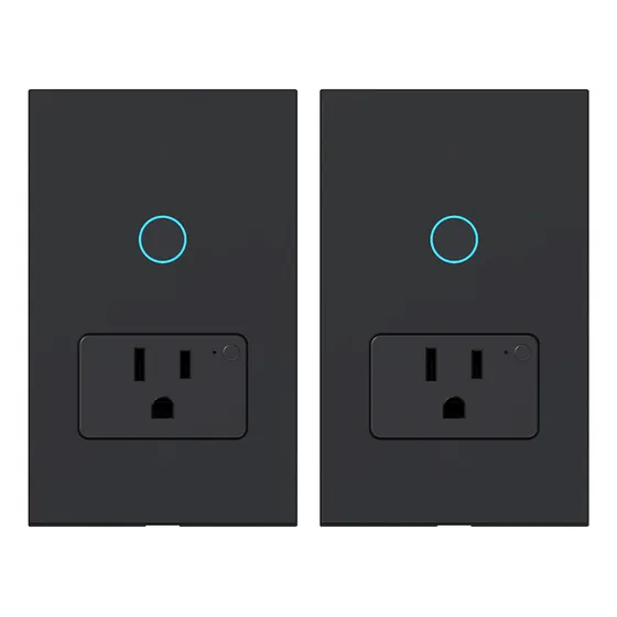 2 Interruptores Inteligentes Wifi, 1 Botón Táctil 1 Enchufe