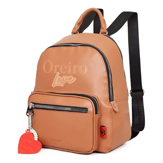 Mochila Cuero Pu Mujer Viaje Reforzada Urbana Regalo Llavero