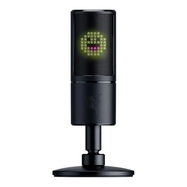 Micrófono Razer Seiren Emote Condensador Hipercardioide color negro