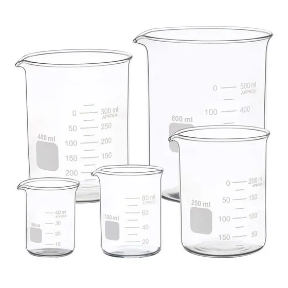 Beaker De Vidrio 50ml 100ml 250ml 400ml 600ml